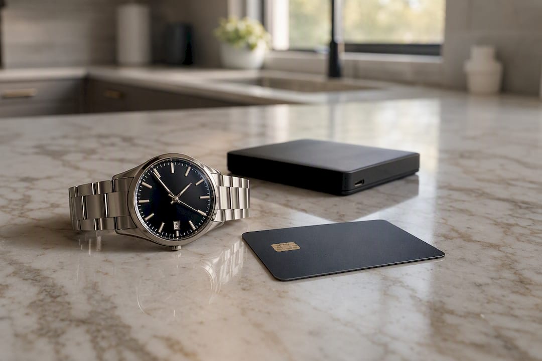 Wristwatch and data storage as timestamp evidence