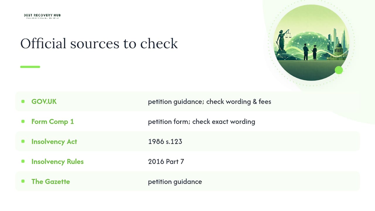 Where to check the official rules — overview diagram