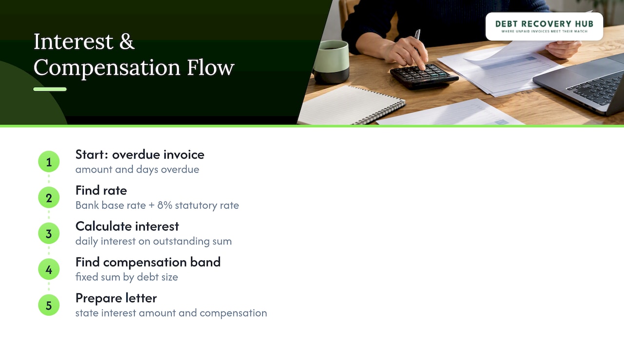 Statutory interest calculation flow