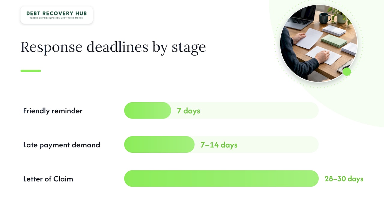 Sample templates: copy-ready wording for each stage — overview diagram