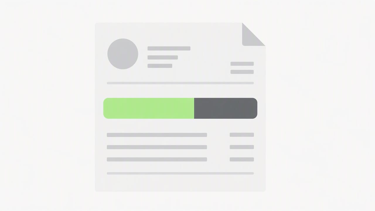 Invoice amount divided into paid and unpaid portions